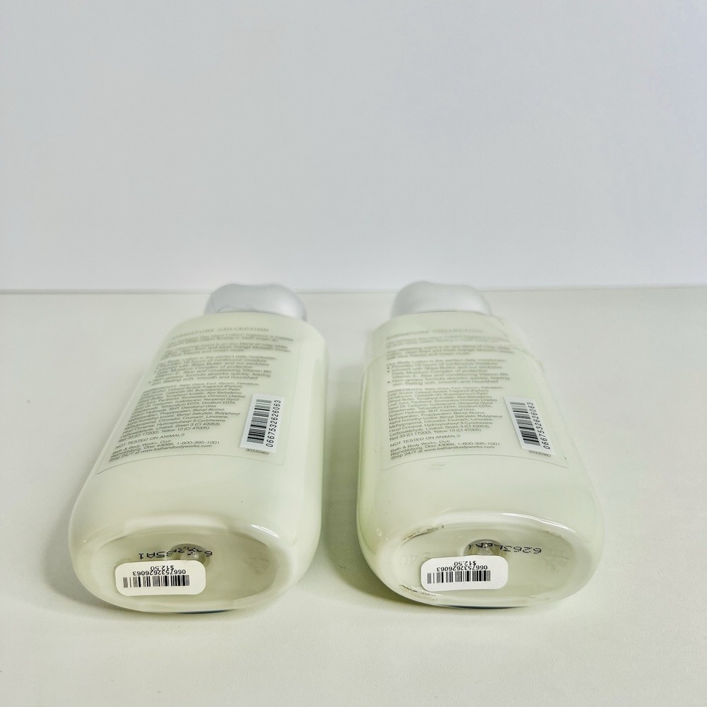 Bath & Body Works Sea Island Cotton Discontinued Body Lotion 8 oz 2 Pack Sealed - Picture 6 of 6